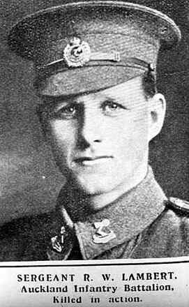 Portrait of Serjeant Roy Wilson Lambert