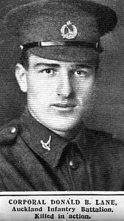Portrait of Corporal Donald Bennett Lane