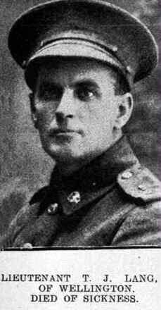Portrait of Lieutenant Thomas John Lang
