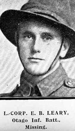 Portrait of Lance Corporal Edwin Bernard Leary
