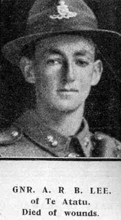 Portrait of Private Aubrey George Lee