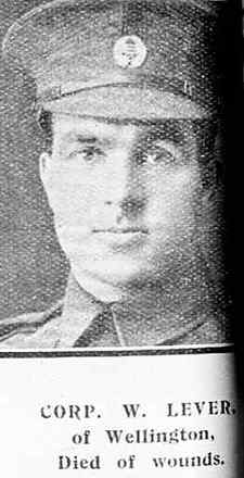 Portrait of Corporal Wallace Lever