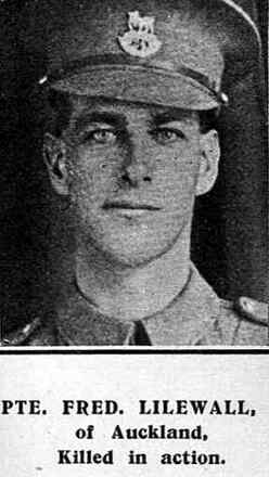 Portrait of Private Frederick Lilewall
