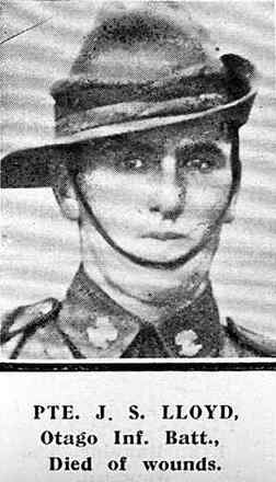 Portrait of Private John Sheehan Lloyd