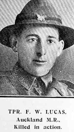 Portrait of Trooper Frederick William Lucas