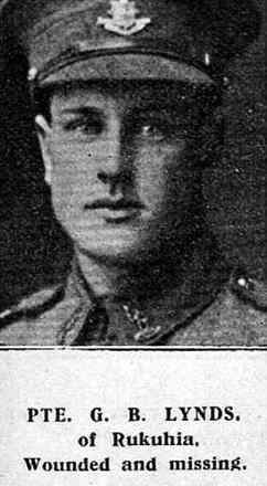 Portrait of Private Gilbert Burton Lynds
