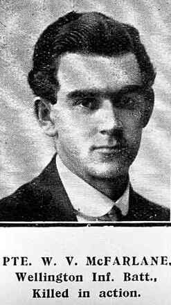 Portrait of Private William Vivian Mcfarlane