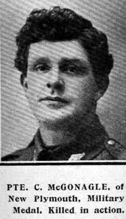 Portrait of Private Cyril Mcgonagle