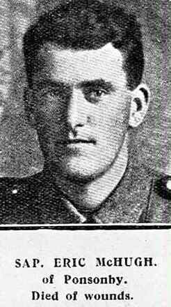 Portrait of Sapper Eric Mchugh