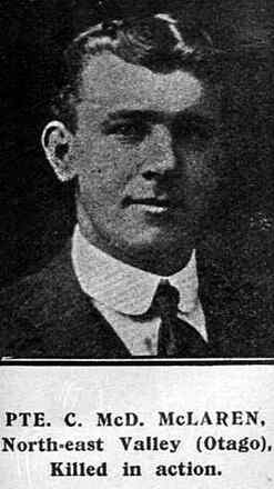 Portrait of Private Colin Mcdonald Mclaren