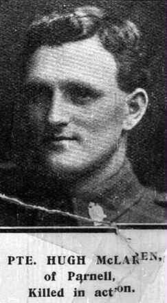Portrait of Private Hugh Mclaren