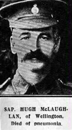 Portrait of Sapper Hugh Mclaughlan
