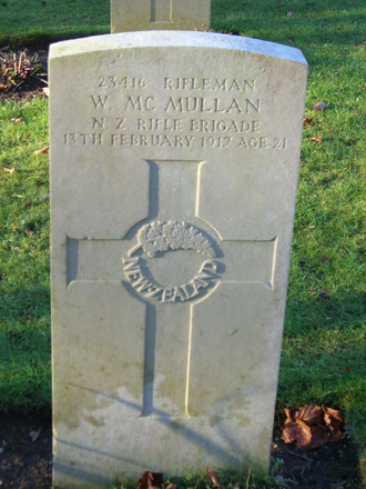 Portrait of Rifleman William Mcmullan