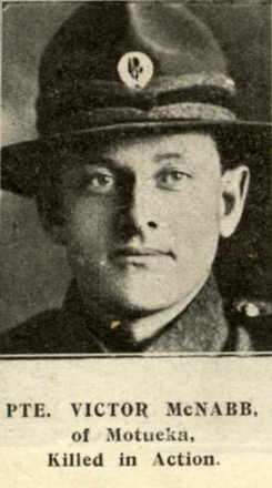 Portrait of Private Vincent Mcnabb