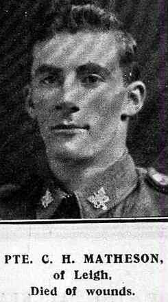 Portrait of Private Cyrus Haskell Matheson