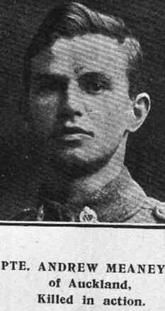 Portrait of Rifleman Andrew Meaney