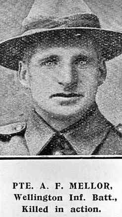 Portrait of Private Arthur Foster Mellor