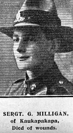 Portrait of Serjeant Gordon Milligan