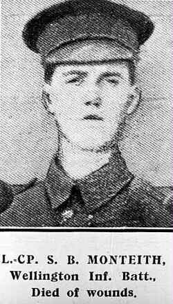Portrait of Corporal Sydney Bret Monteith