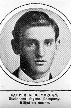 Portrait of Sapper Garland Oswald Morgan