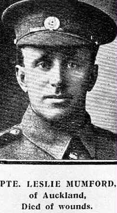 Portrait of Private Leslie Gordon Mumford