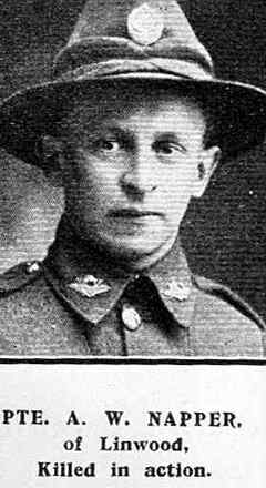Portrait of Private Arthur Winkworth Napper