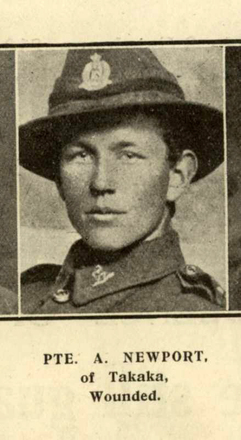 Portrait of Private Allan Newport