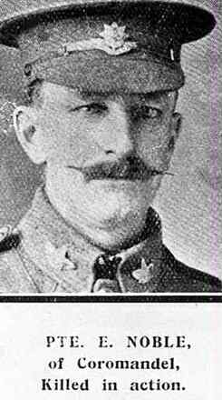 Portrait of Private Edward Noble