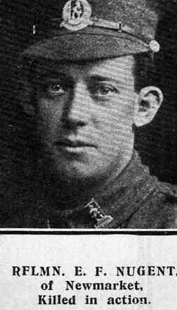 Portrait of Rifleman Edmond Nugent