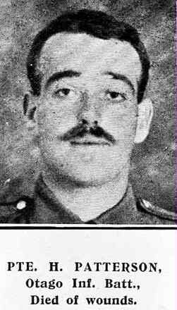 Portrait of Private Hugh Patterson