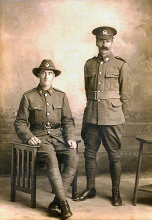 Portrait of Private Frank Newman Peterson