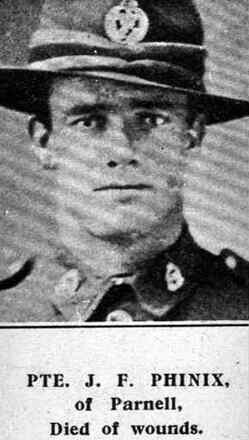 Portrait of Private Joseph Phinix