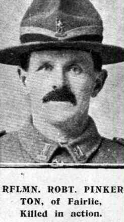 Portrait of Rifleman Robert Pinkerton