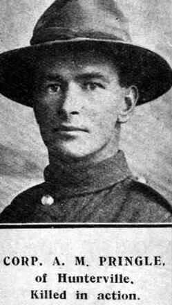 Portrait of Corporal Alexander Merriford Pringle