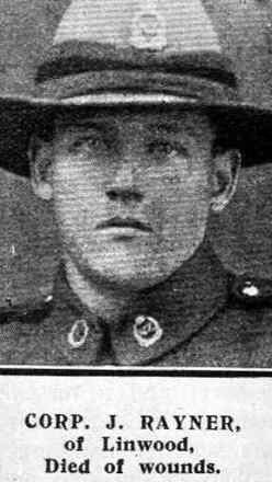 Portrait of Corporal Joseph Rayner