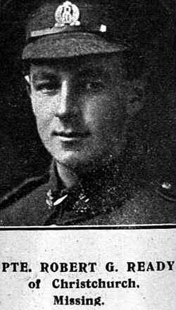 Portrait of Gunner Robert Gordon Ready