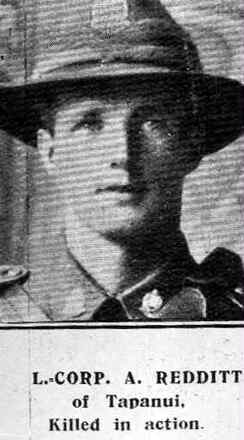 Portrait of Lance Corporal Arthur Redditt