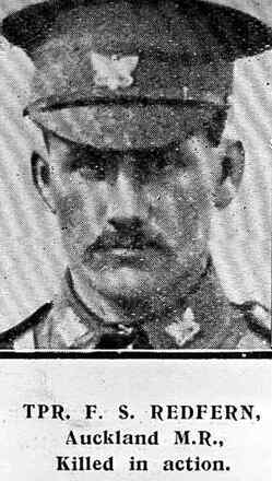Portrait of Trooper Frederick Sturge Redfern