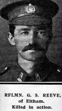 Portrait of Rifleman George Spencer Reeve