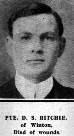 Portrait of Private David Sutherland Ritchie