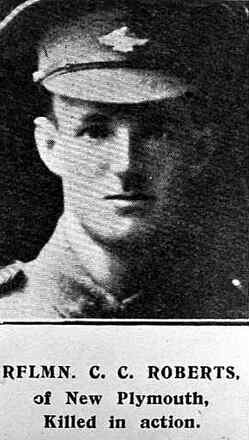 Portrait of Lance Corporal Claude Cecil Roberts