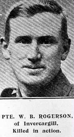 Portrait of Private Walter Burnett Rogerson