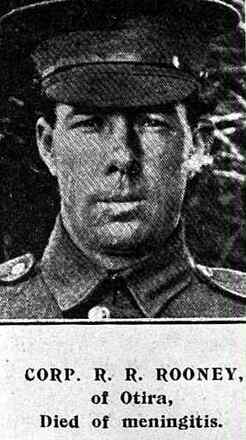 Portrait of Corporal Reuben Robert Rooney