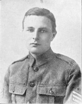 Portrait of Corporal Ernest Leslie Rose