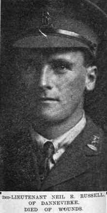 Portrait of Second Lieutenant Neil Ruffell Russell