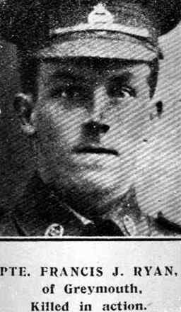 Portrait of Private Francis James Ryan