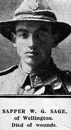 Portrait of Sapper Walter George Sage