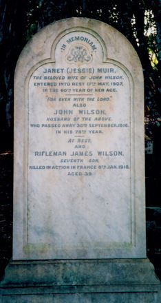 Portrait of Lance Corporal William James Wilson