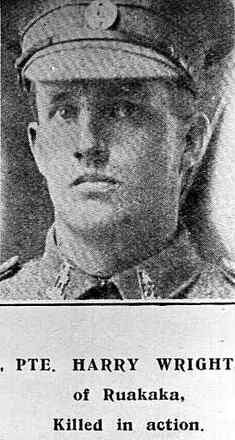 Portrait of Private Harry Douglas Wright