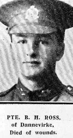 Portrait of Private Burns Hugh Ross